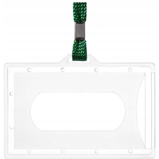 DRŽIAK ID nášivky so zeleným lankom 92x59mm 601033 ARGO