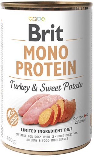 BRIT Mono Protein Turkey Sweet Potato - morčacie 400g