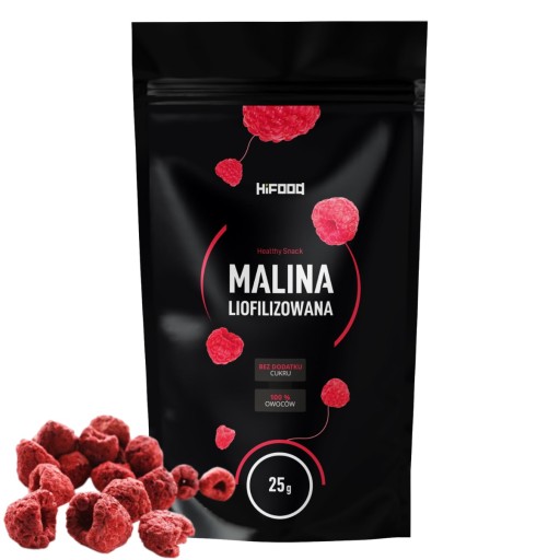 Lyofilizovaná malina 25g HiFOOD PREMIUM CEL