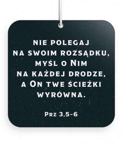 Vonný prívesok - Dôvera v Pána