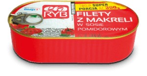 Graal Era Ryb filety z makrely v paradajkovej omáčke 300 g