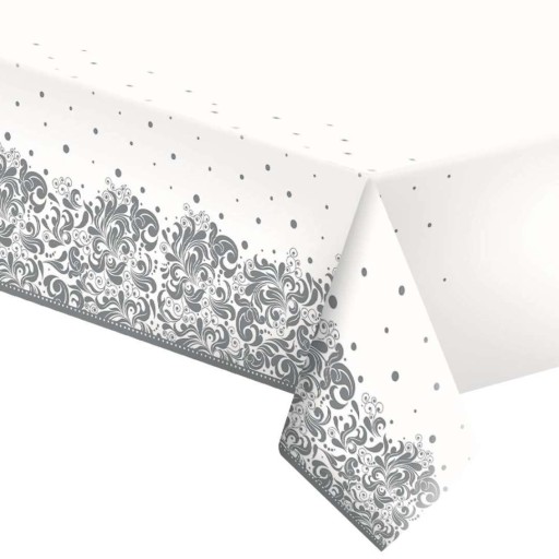 Obrus, papier, farebné balóny, 180 cm x 120 cm, na narodeninový grilovací stôl GARDEN