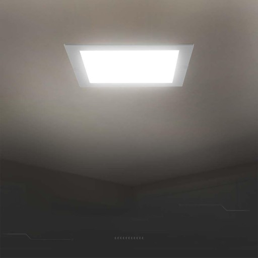 V-TAC LED panelové vstavané prémiové stropné svietidlo 12W štvorcové 170x170 VT-61012 4