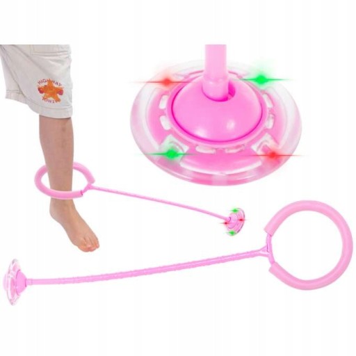 HULA HOP PRE ŠVIHÁK NA LEGÁCH ŠVIHADLO A RUŽOVÁ LED