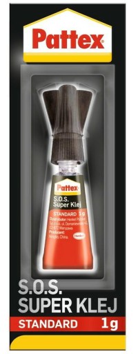 Spoločnosť PATTEX S.O.S. SUPER GLUE STANDARD INSTANT 1G