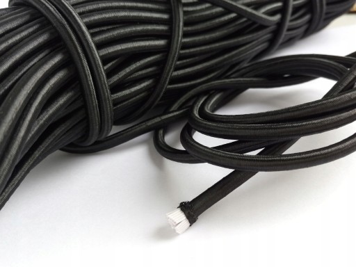GUMA KRUHÁ, PLAKOVANÁ, ČIERNA GUMA 5 mm - 5 metrov