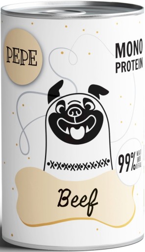 PAKA ZŁOZZAKA PEPE Mono Protein Hovädzie hovädzie 400g