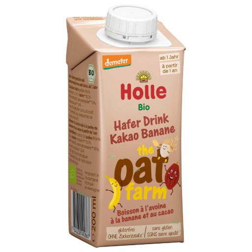 OVSNÝ NÁPOJ pre deti KAKAOVÝ BANÁN BIO DEMETER 200 ml, Holle