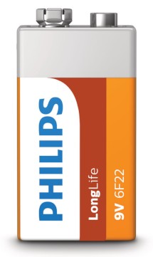 9V batéria Philips LongLife