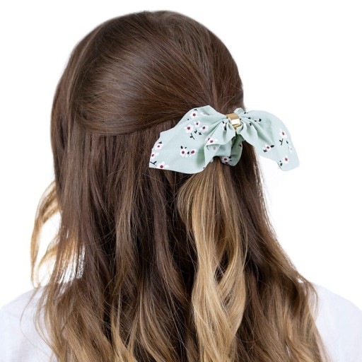 Gumička do vlasov FROTKA, šatka SCRUNCHIES, mätová