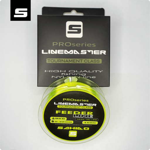 SAHIDO LINEMASTER FEEDER Vlasec 0,32 mm 150 m NEON SILNÝ RYBÁRSKY VLAS