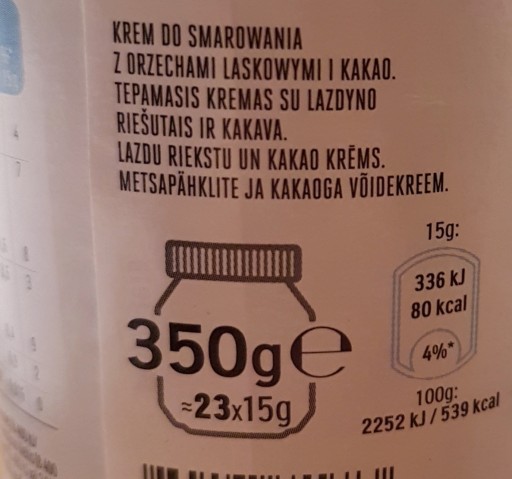 KINDER NUTELLA KRÉM 350g DÁTUM: 2024/11/09