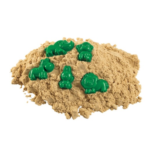 KINETICKÝ PIESOK 1 kg PRÍRODNÝ PIESOK HNEDÝ PIESOK