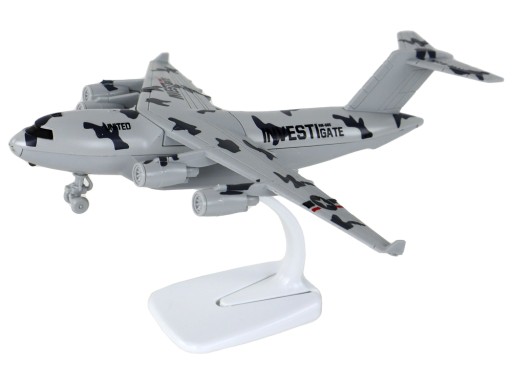 Vojenská šedá Camo UNITED figúrka lietadla HW-605