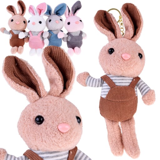 Prívesok plyšový maskot Králik v šortkách ZA4775