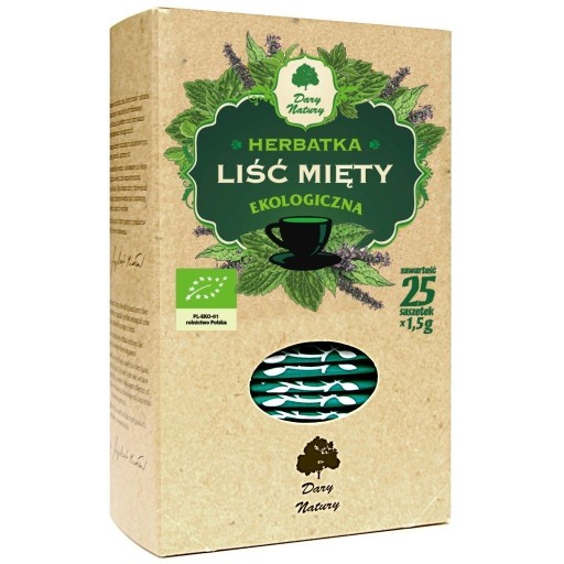 BIO ČAJ Z LISTOV MÄTY (25 x 1,5 g) - DARY NATURY