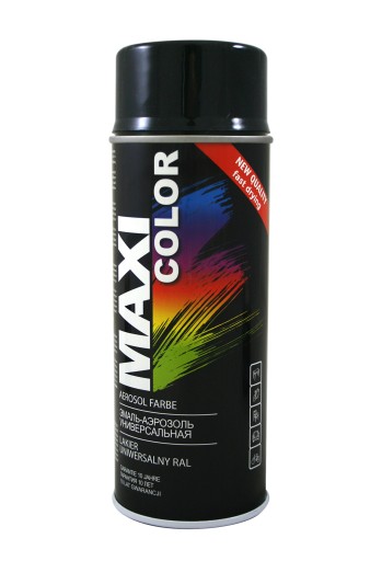MAXI LAK V SPREJU NITRO 9017 LESK čierny