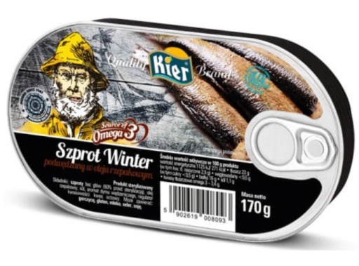 Kier Zimná šprota údená v oleji 170g