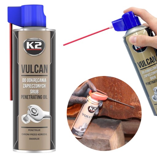 MEGA EFFECTIVE Produkt na povoľovanie skrutiek K2 VULCAN 500 ml