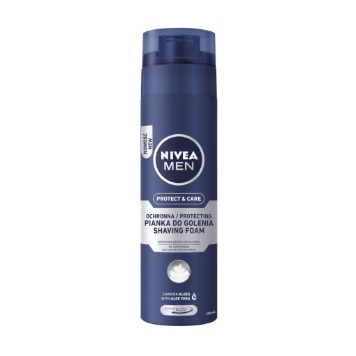 Nivea Men Protect & Care ochranná pena na holenie 200 ml