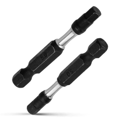 NÁRAZOVÉ HROTY NÁRAZOVÝ BIT SILNÝ SKRUTKOVACÍ BIT HEX5 50 MM