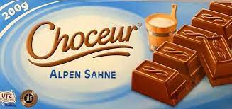 Choceur Alpen Sahne 200g mliečna čokoláda