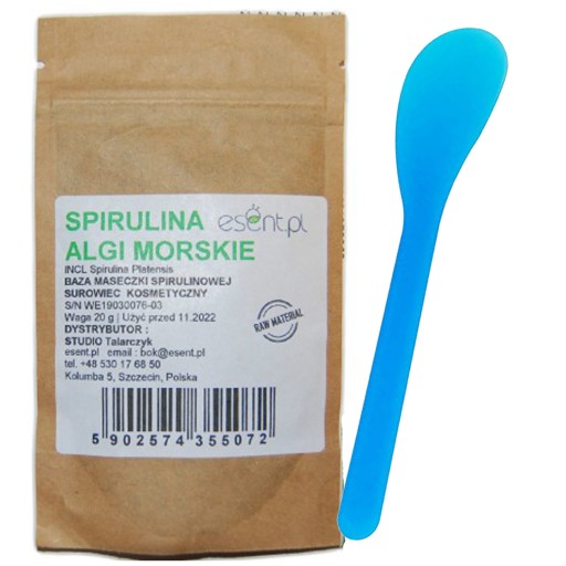 Natural Sea Algae spirulina prírodná maska + stierka SET