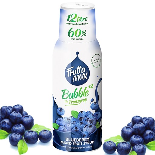 Sirup na sódu FruttaMax BLUEBERRY karbonizátor 500 ml na 12 l