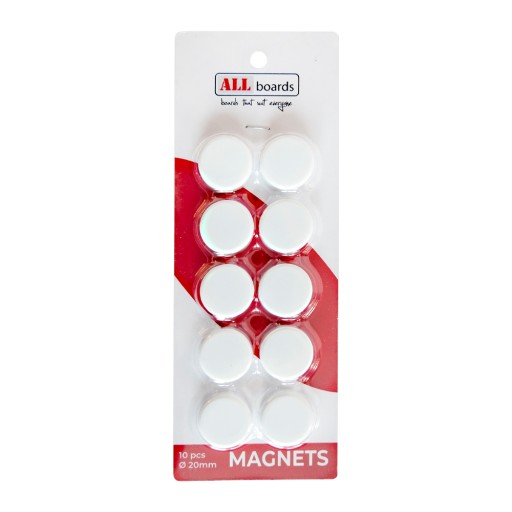 Magnety na dosky 20 mm - 10 ks