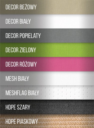 VZORKY LÁTKY NA VÝROBU PLACHTÍT A ROLETIEK