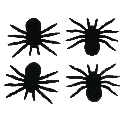 DEKORATÍVNE PAVÚKY HALLOWEEN ARACHDERS 10cm 4ks