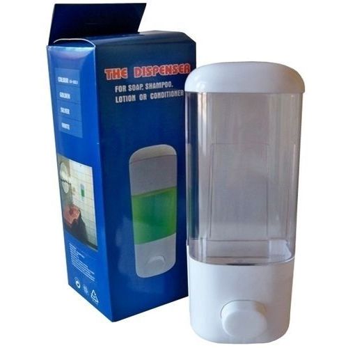 Ručný nástenný dávkovač mydla 500 ml biely