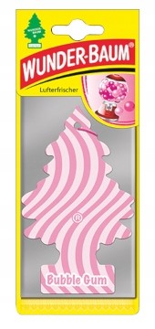 Vôňa WUNDER-BAUM BUBBLE GUM, osviežovač vzduchu na vianočný stromček