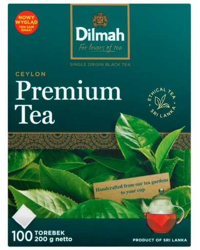 Dilmah Ceylon Premium Tea čierny instantný čaj 100ks 200g Srí Lanka