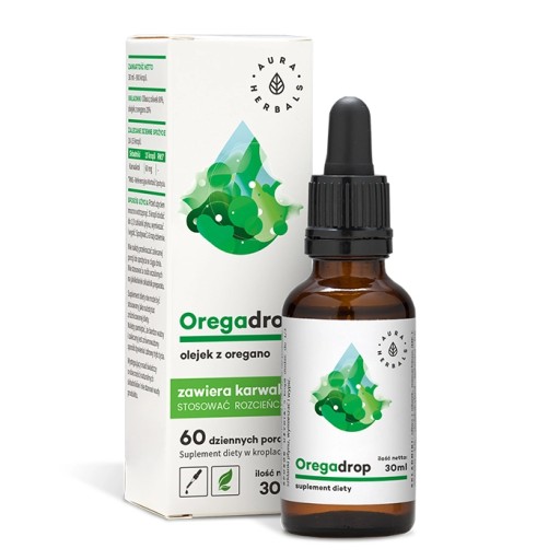 Aura Herbals Oregadrop Oregano Oil 30 ml kvapky