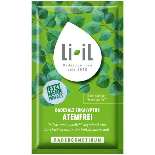 Soľ do kúpeľa Eukalyptus LI IL 80g Dresdner Essenz Freely Breathe Freely