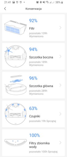 2 x bočná kefa pre Xiaomi Robot Vacuum Mop Pro