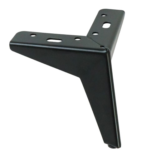 Nábytková noha 13 cm, moderná hviezdicová noha, čierna noha, loft