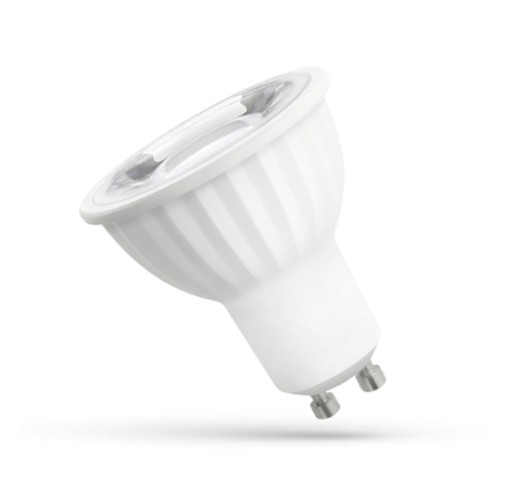 LED žiarovka GU10 230V 6W úzky uhol 45° teplá