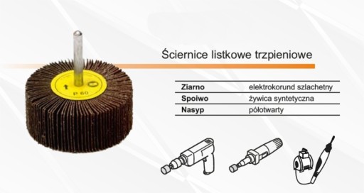 Lamelový brúsny kotúč 40x20x6 P40