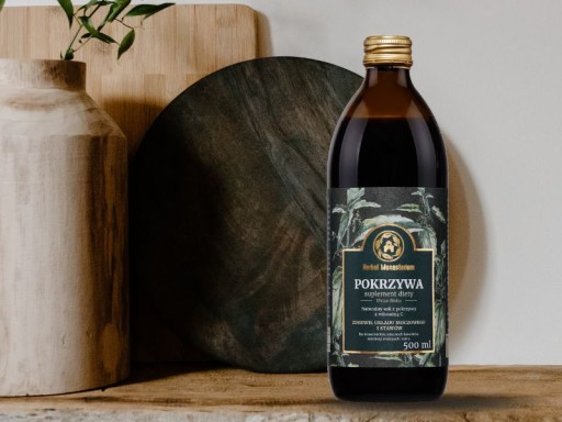 Herbal Monasterium žihľavová šťava 500 ml, bez konzervantov a farbív