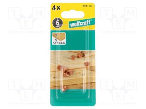 WOLFCRAFT ZNAČKY PRE ČEPOVÉ SPOJE 6mm 4KS