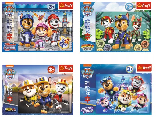 Puzzle 20 miniMaxi Veselých psíkov TREFL