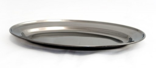 OVÁLNY NEREZOVÝ podnos 20CM
