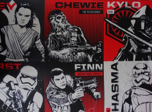 MG TK záves STAR WARS SW8 poľský NOVINKA 160cm