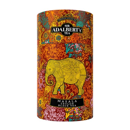 ADALBERT'S MASALA CEYLON ČIERNY ČAJ - LIST 100G V PLEZE