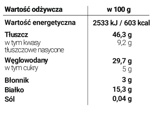 Kešu orechy 500g Wenatural, lúpané, nesolené, veľké palacinkové chuťovky