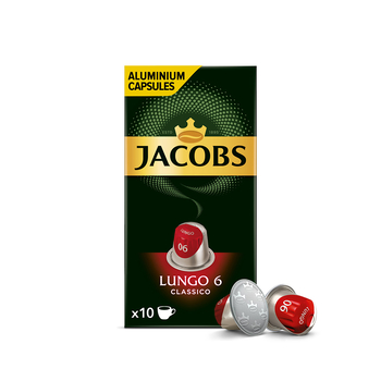 1x 52g JACOBS Lungo Classico 6 Mletá káva