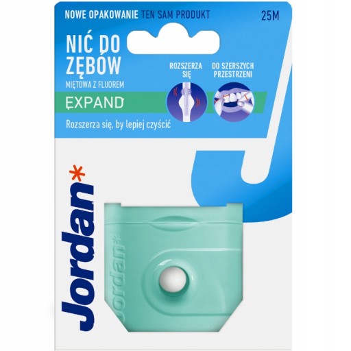 JORDAN DENTAL FLOSS EXPAND sa rozširuje