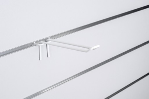 Dvojháčik na Space Wall, biely drôt, 25 cm